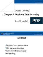 Machine Learning: Chapter 3. Decision Tree Learning