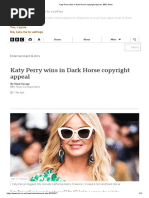 Katy Perry Wins in Dark Horse Copyright Appeal - BBC News