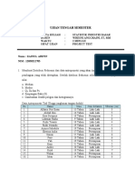 Ujian Tengah Semester Zainul Arifin Statistika