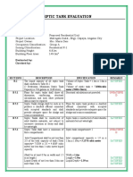 septic tank evaluation