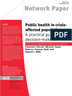 Network Paper: Public Health in Crisis-Affected Populations A Practical Guide For Decision-Makers