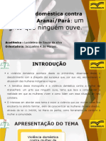 Violência Doméstica Contra Mulher de Aranaí