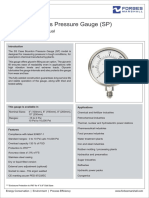SS Case Process Pressure Gauge (SP) : Catalogue and Offer Manual