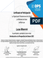 Introducción a La Perspectiva de Género – 2021 GCABA-Certificado Del Curso 151373