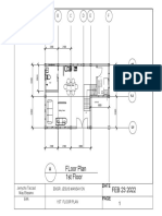 Floor Plan 1St Floor: A B C D E F