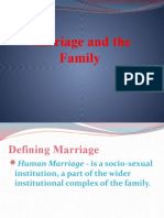 Marriage and The Family