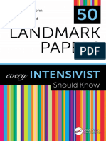 Stephen M. Cohn, Alan Lisbon, Stephen Heard - 50 Landmark Papers Every Intensivist Should Know-CRC Press (2021)