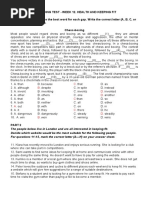 B1 Reading Test 2