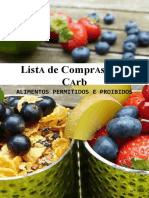 Lista de compras low carb: o que comer e evitar