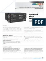 Optimized Power Performance: Smart 12 V Power Supply With Charging Regulator and 7 Ah Rechargeable Battery