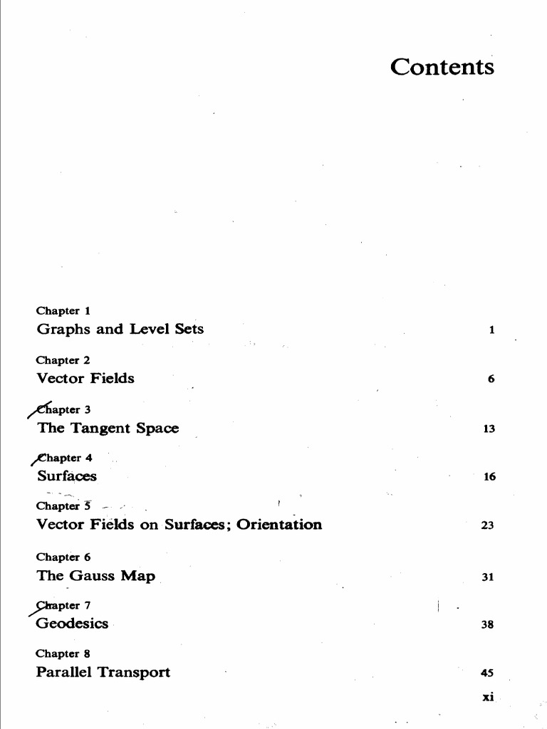 Differential Geometry PDF Curvature Algebra