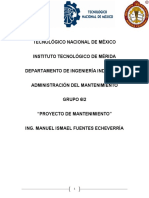 Proyecto de Mantenimiento Unidad 5