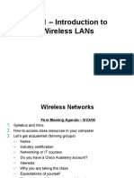 Ch. 1 - Introduction To Wireless Lans