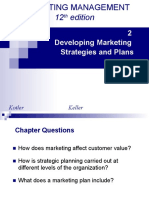 12 Edition: 2 Developing Marketing Strategies and Plans