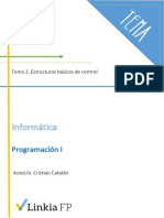 Tema 2. Estructuras Básicas de Control