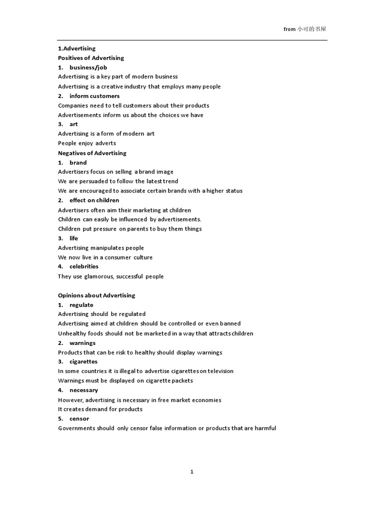 Writing-Advertising (Topic 1) | PDF | Advertising | Brand