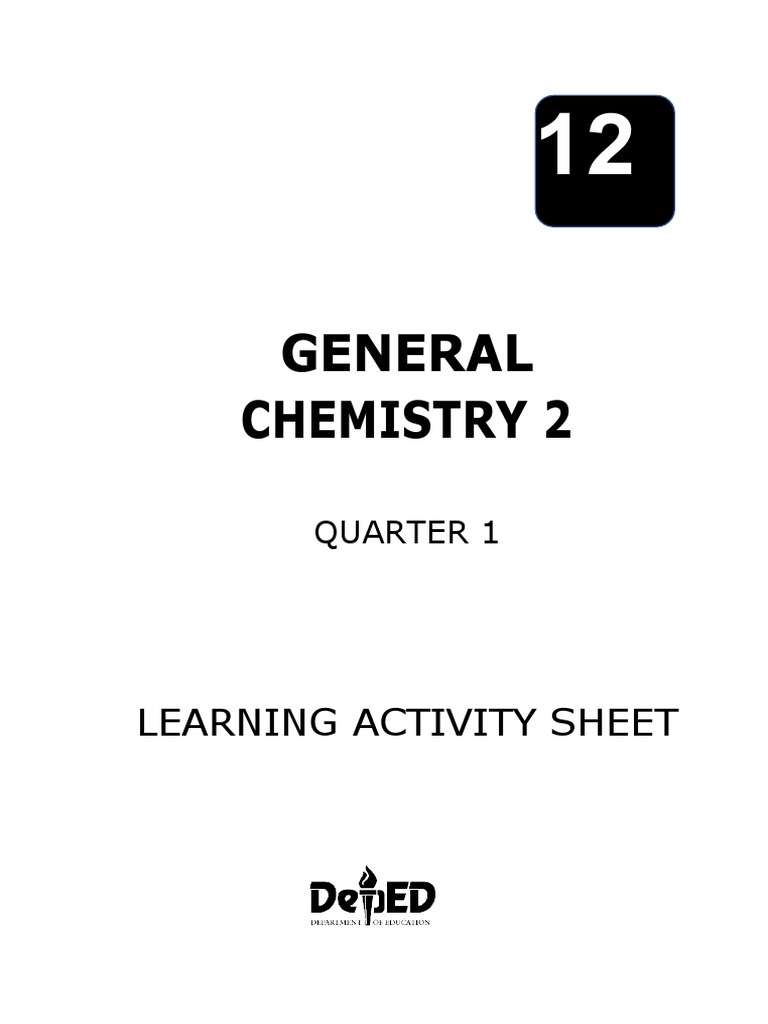 General Chemistry Grade 12 Module | PDF | Phase (Matter) | Phase Diagram