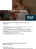Fragile X Syndrome Symptoms and Inheritance