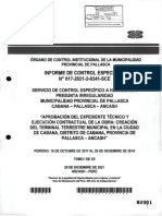 Creación de Terminal Terrestre de Cabana Causó Perjuicio de 700 Mil Soles