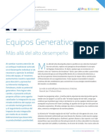 Equipos Generativos - Más Allá Del Alto Desempeño