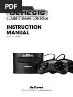 Instruction Manual: Classic Game Console