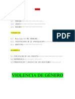 Informe de Investigacion Violencia de Genero