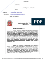 SV legislação municipal desconto IPTU feira livre