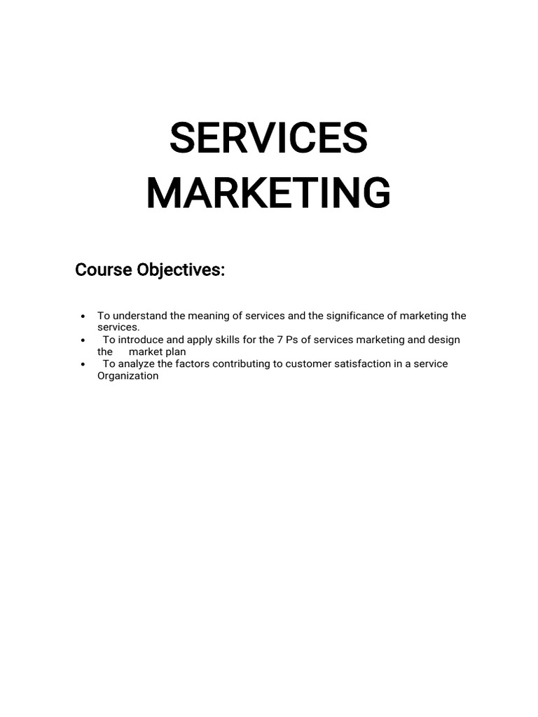 Service Marketing Pdf