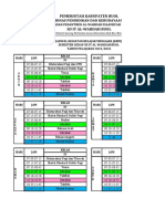 Jadwal Pelajaran Tatap Muka Sdit Tahun Pelajaran 2021-2022