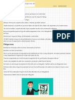 Derechos y Obligaciondes de Los Empleados Ante El Imss