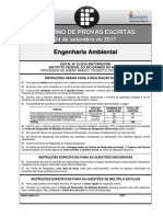 Caderno de Provas Escritas: Engenharia Ambiental