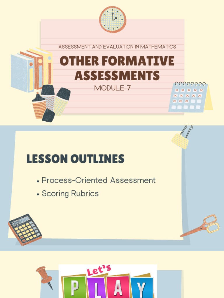 Module 7.other Formative Assessment | PDF | Rubric (Academic ...