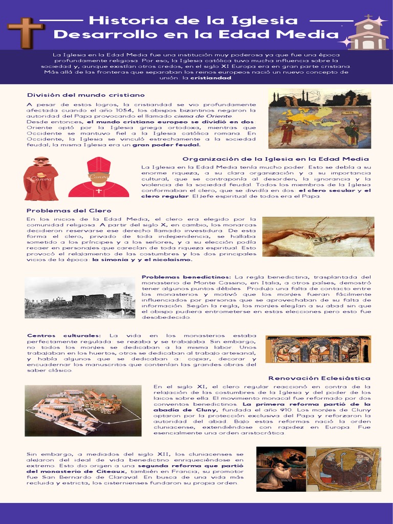 Historia de La Iglesia en La Edad Media | PDF | Iglesia Católica ...