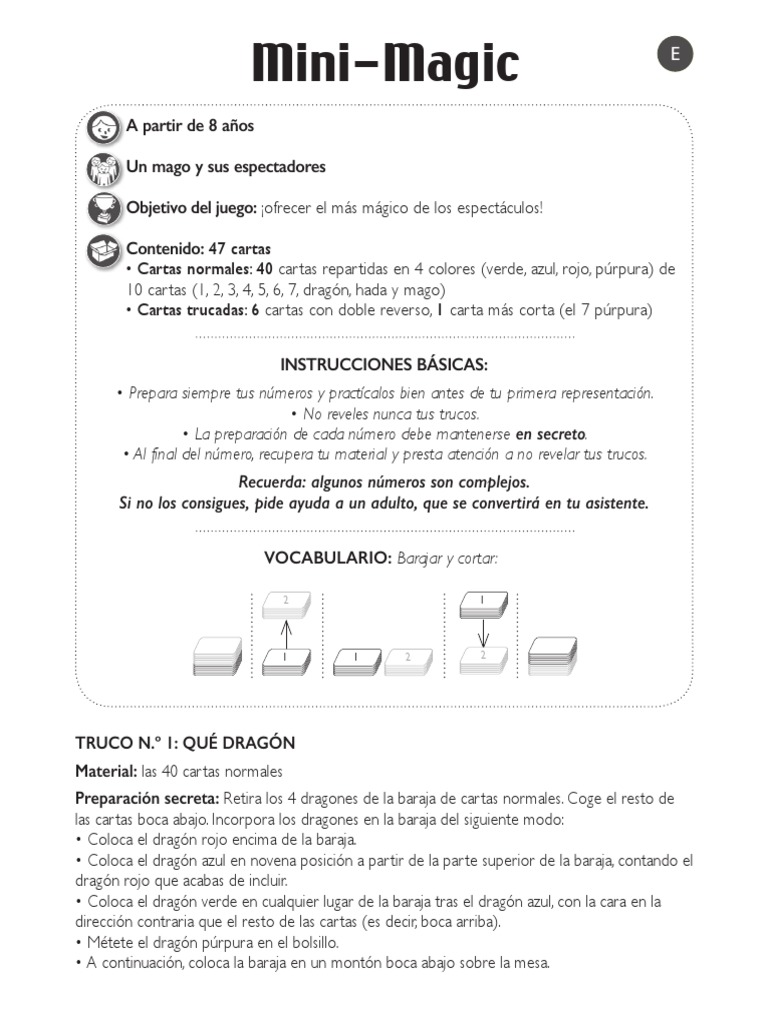 Mini-Magic (Artículo) Autor Djeco | PDF