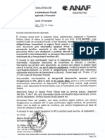 INFO - Obligativitate transmitere documente prin SPV