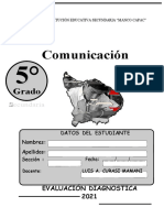 Evaluación Diagnostica 5° Grado