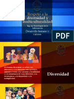 Respeto A La Diversidad y Multiculturalidad