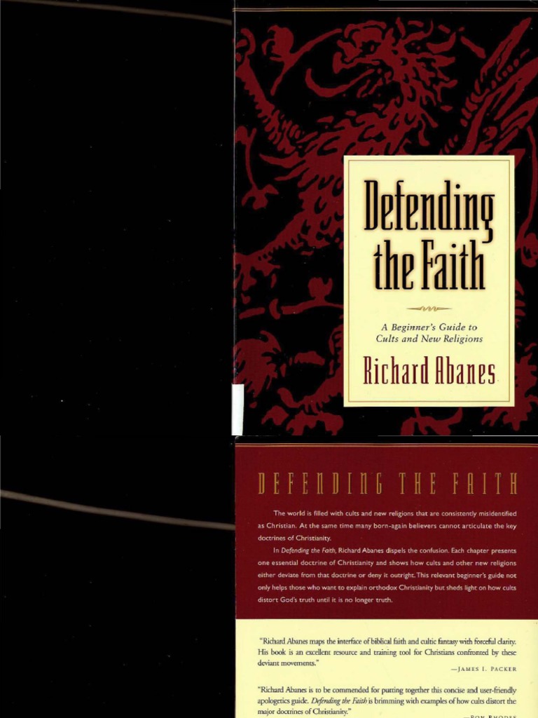 Ristede blur sikkerhed Richard Abanes - Defending The Faith - A Beginner's Guide To Cults and New  Religions | PDF | Religious Belief And Doctrine