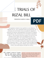 The Trials of Rizal Bill