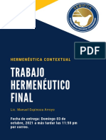 Ejercicio Individual Final - Hermenéutica Contextual