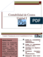 Costos y Determinación de Elementos Del Costo