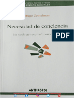 Zemelman Hugo - Necesidad de Conciencia - Un Modo de Construir Conocimiento