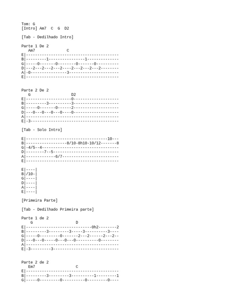 Alívio Jessé Aguiar Cifra em G PDF