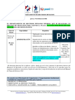 Proceso de Seleccion Plaza 1452 Tecnico de Apoyo B Tecnologias de Informacion