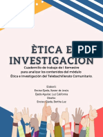 Etica e Investigacion Cuadernillo