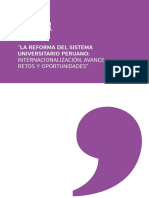 La Reforma Del Sistema Universitario Peruano - Internacionalizacion Avance Retos y Oportunidades Fg-1