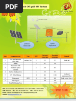 1.4kw Wind Solar Hybrid Off-Grid 48V System