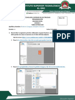 Tecnología Superior en Electricidad Programación Segundo Nivel Unidad 1 Tarea Extraclase Apellido y Nombre