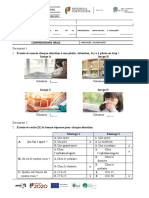 Compréhension Orale - Teste de Francês