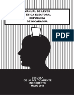 Manual de Leyes y Etica Electoral Nicaragua